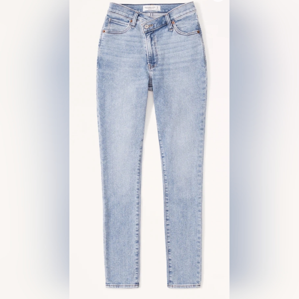 Abercrombie Super High Rise Skinny Jean